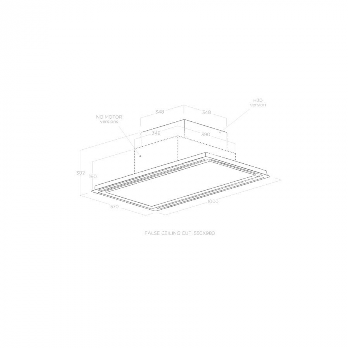 Вытяжка встраиваемая Elica HILIGHT-X H16 WH/A/100 PRF0173442A в магазине «На диване» в Калуге  — Выгодная цена