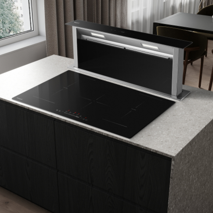 Вытяжка Weissgauff Down Draft 900 Touch Premium Inox + Комплект для установки (2 места) в магазине «На диване» в Калуге  — Выгодная цена