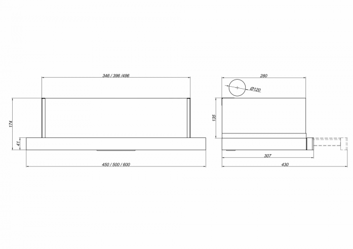 Кухонная вытяжка Elikor Интегра GLASS 50Н-400-В2Д нержавеющая сталь/белый в магазине «На диване» в Калуге  — Выгодная цена