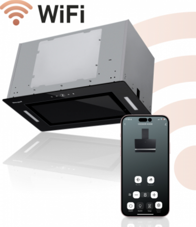 Вытяжка Weissgauff Aura 1350 BL Premium Touch Inverter WI-FI 432274 в магазине «На диване» в Калуге  — Выгодная цена