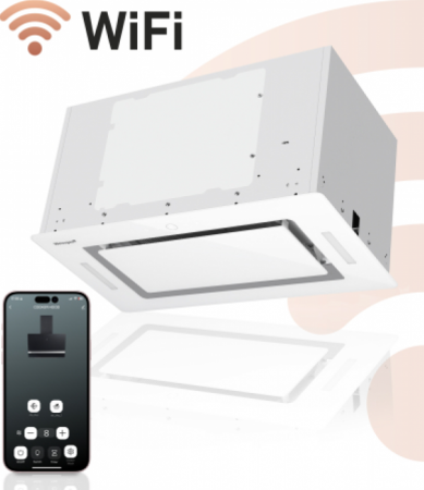 Вытяжка Weissgauff Aura 1350 WH Premium Touch Inverter WI-FI 432 275 в магазине «На диване» в Калуге  — Выгодная цена