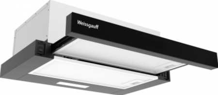 Вытяжка Weissgauff Вытяжка Weissgauff TEL 500 Black Glass 438277 в магазине «На диване» в Калуге  — Выгодная цена