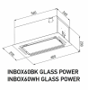 Вытяжка полновстраиваемая Meferi INBOX60WH GLASS POWER в магазине «На диване» в Калуге  — Выгодная цена
